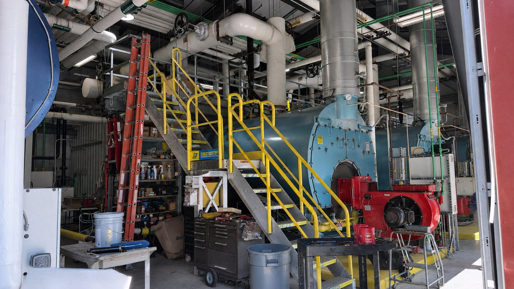 St. Mary's Boiler Plant project with mechanical work performed by CIMCO Inc.