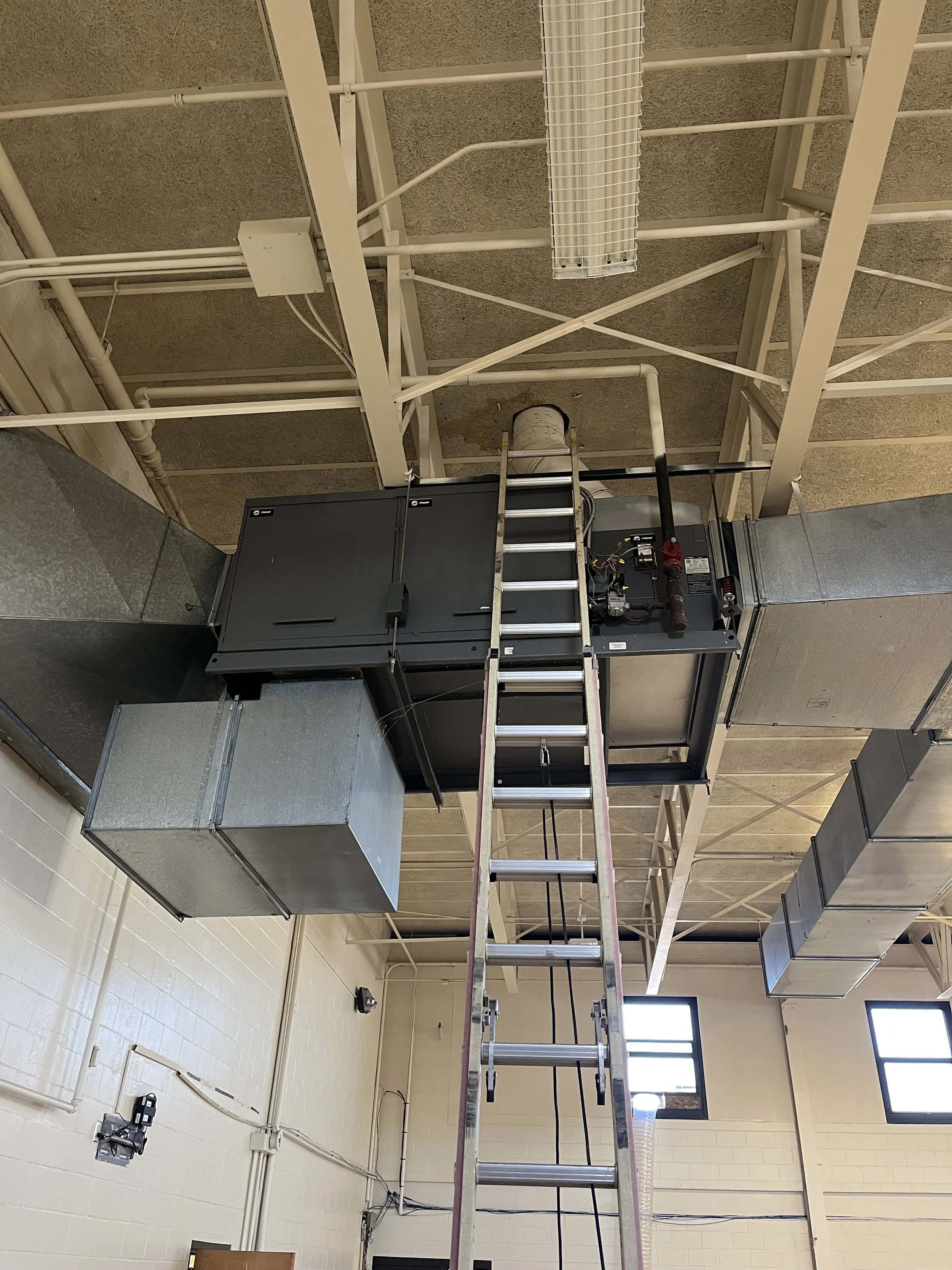 HVAC service repairs at Nscale in Point Pleasant, West Virginia.
