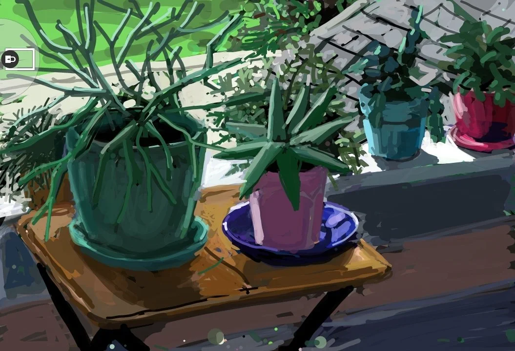 Memorial Day, iphone painting, 2017