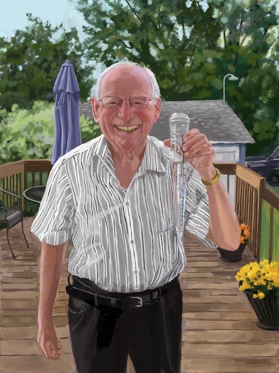 After the Drought, iPad painting, 2024