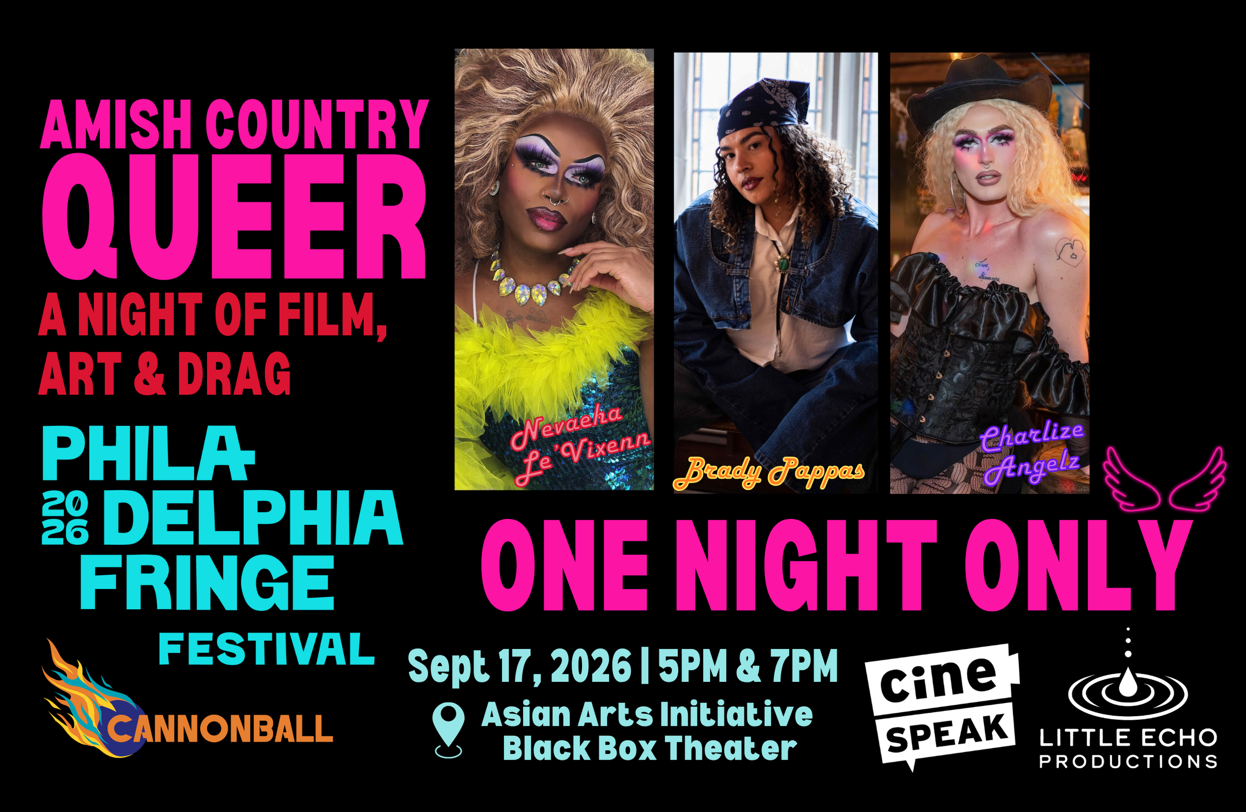 A Night of Film, Art, &amp; Drag (Showtime: 5 PM)