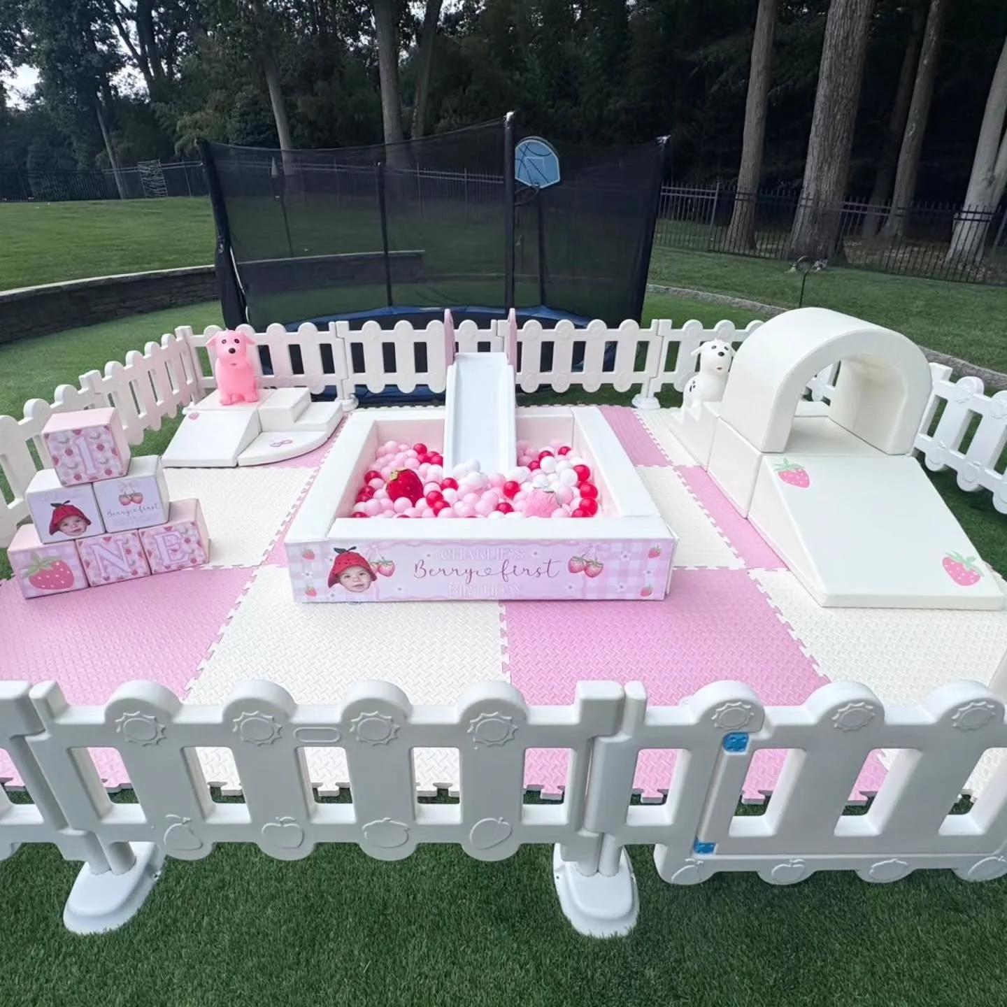 🍓Charlie's Berry First Birthday🍓

Pink, strawberries, and all the sweetest little details for her Berry First Birthday 🩷

#berry1stbirthday  #berryfirstbirthday  #softplayfun  #softplay  #softplaynj