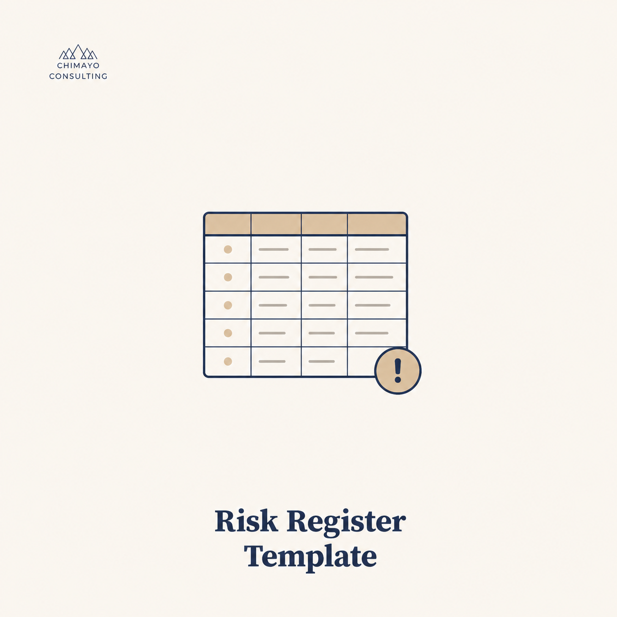 Risk Register Template