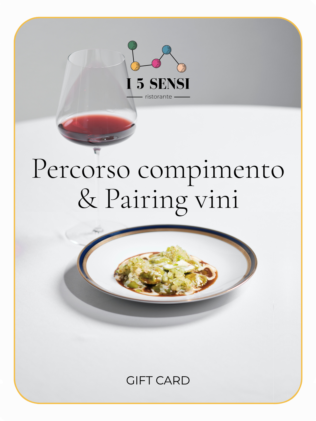Compimento con abbinamento vini