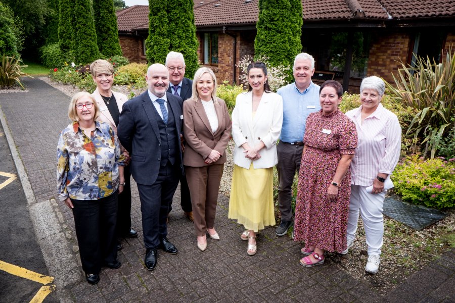 First Minister and deputy First Minister visit to Foyle Hospice