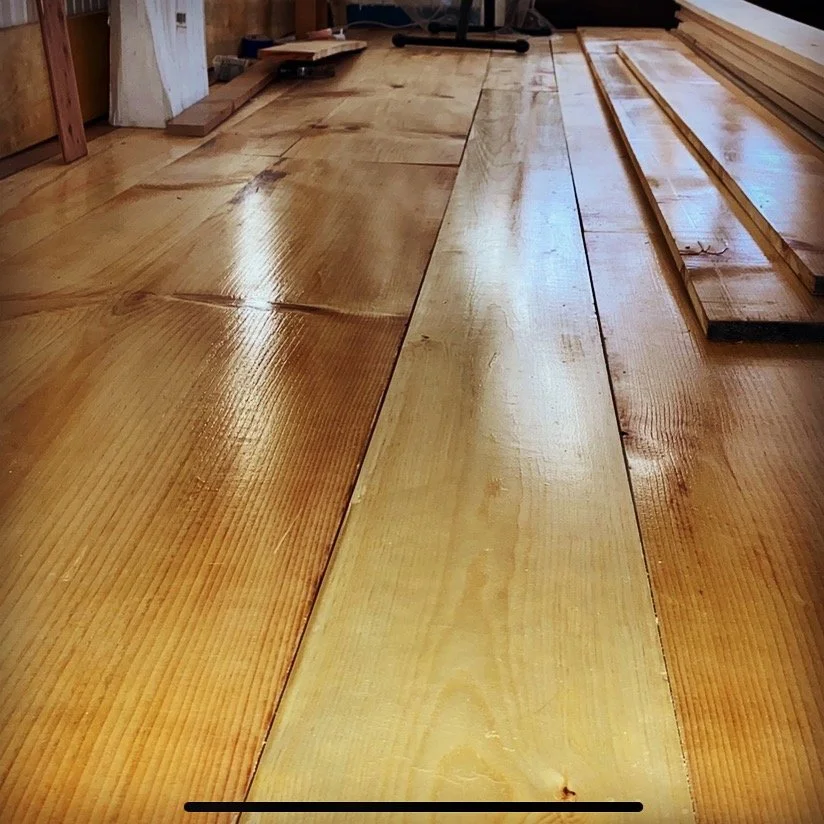 Custom Pine Floors, Barton, VT, 2020
