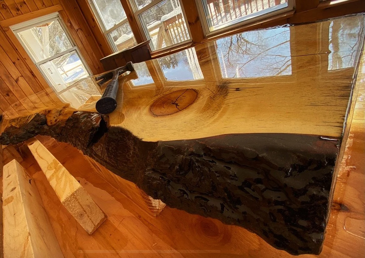 Custom Pine Counter Top, Barton, VT, 2020