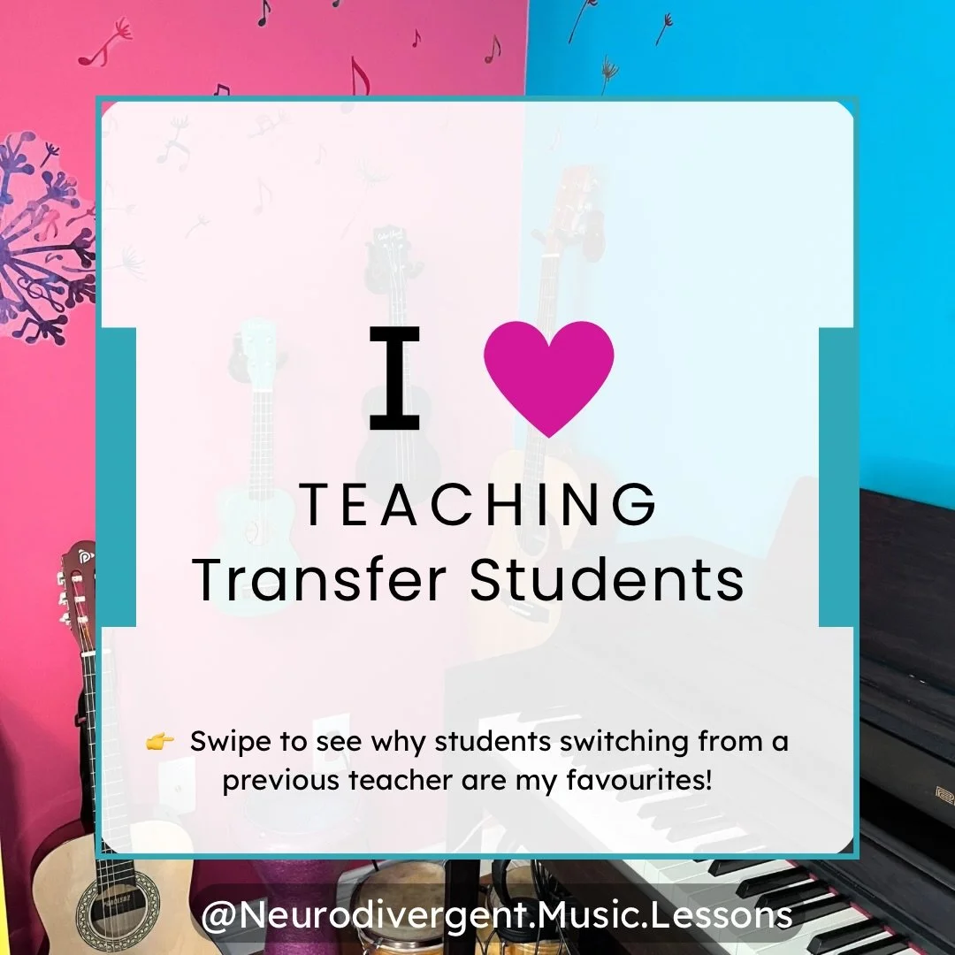 You know the piano students who never practice? And their old piano teachers would get frustrated with them? And then they quit?
The ones who want to play by ear and find it frustrating to read music? Or vice versa
The ones who love music but always 
