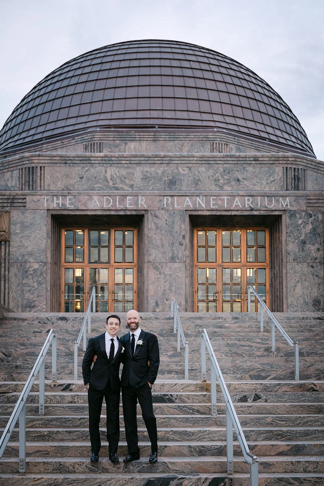 Chicago-Wedding-Photographer-Julie-Mikos-Two-Grooms-Adler-Planetarium-Wedding-92.jpg
