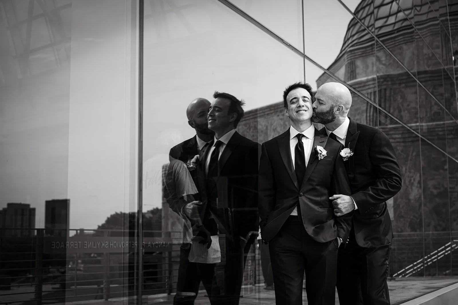Chicago-Wedding-Photographer-Julie-Mikos-Two-Grooms-Adler-Planetarium-Wedding-11.jpg