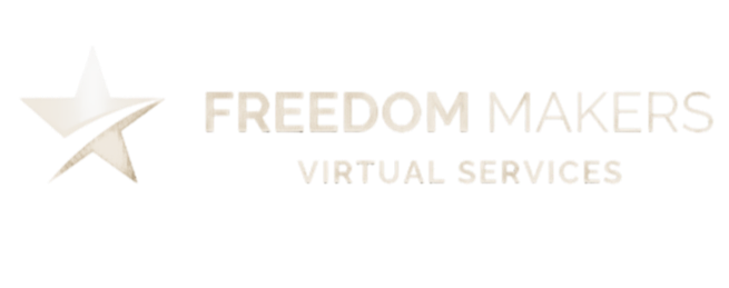 Freedom Makers Virtual Services logo featuring a star and the company name.