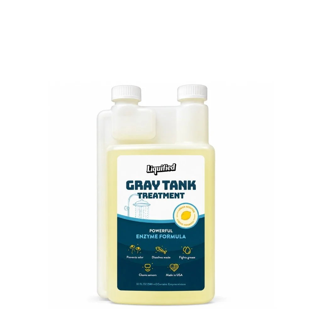 Liquified RV Gray Tank Treatment – Lemon Scent – 32 fl oz