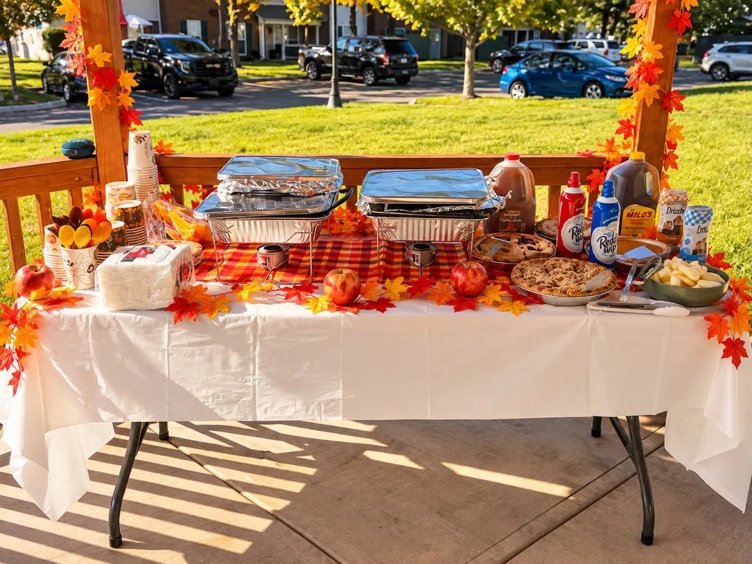 A Taste of Autumn HAPPENING NOW!

Come grab some chili, cornbread, caramel apples, and pie! Whether you are a savory or sweet lover we have something for you! 

Community Gazebo until 5:30pm