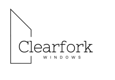 Clearfork Windows logo with a stylized outline of a window and the company name.