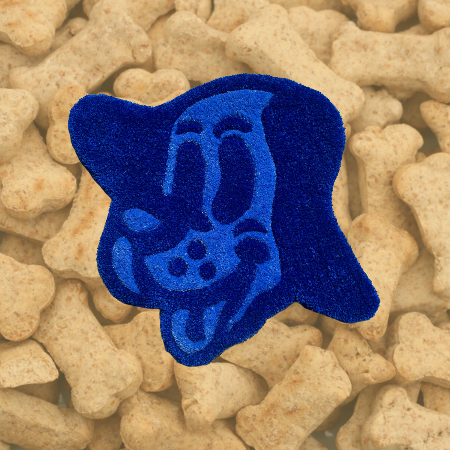 Royal Blue Sick Puppy Wall Hanging