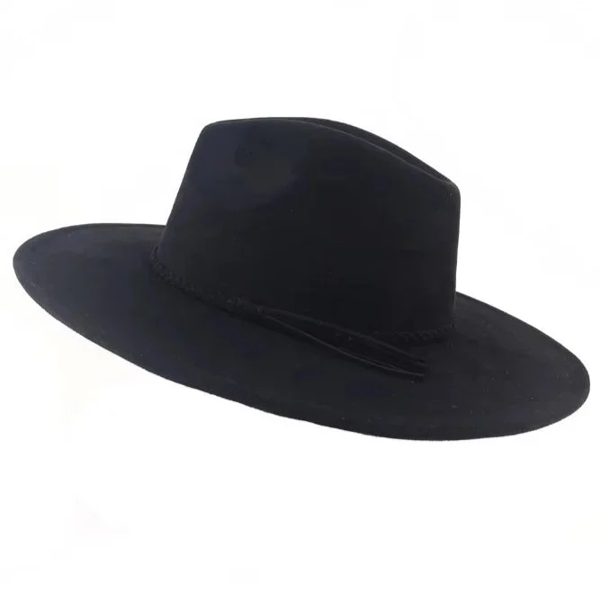 Blank Flat Wide Brim Hats - Wholesale Pricing