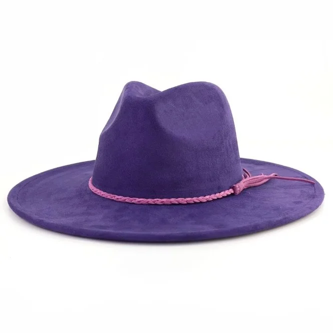 Blank Flat Wide Brim Hats - Wholesale Pricing