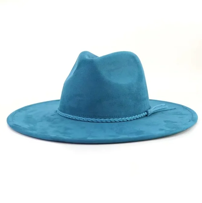 Blank Flat Wide Brim Hats - Wholesale Pricing