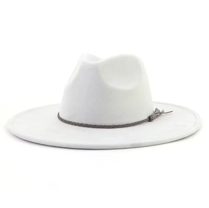 Blank Flat Wide Brim Hats - Wholesale Pricing