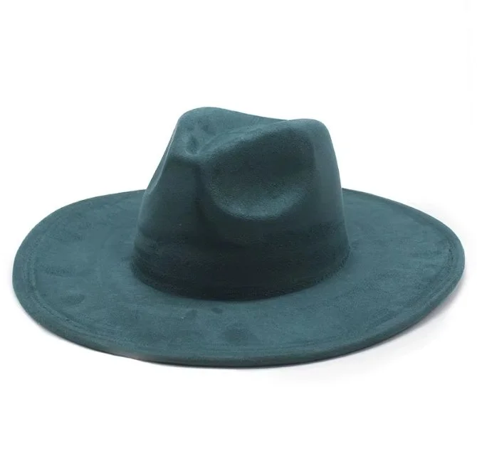 Blank Flat Wide Brim Hats - Wholesale Pricing