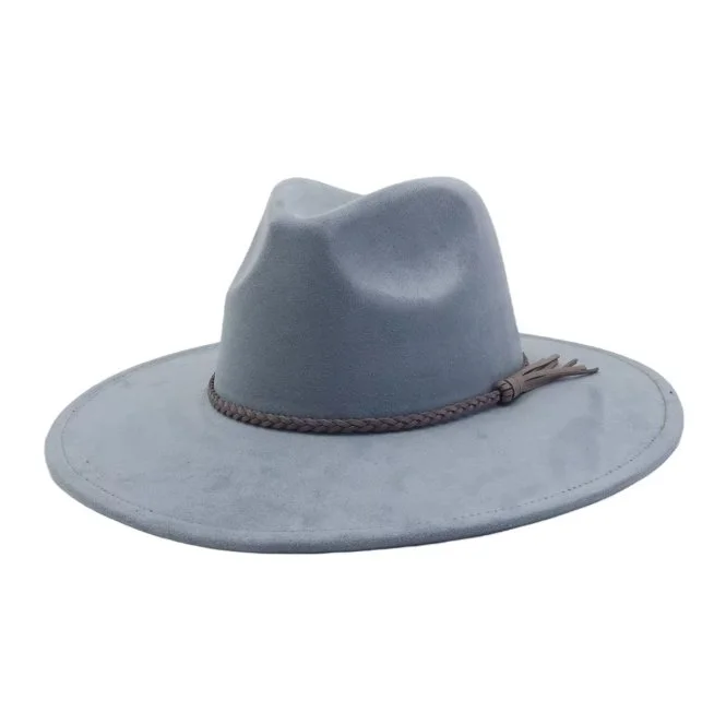 Blank Flat Wide Brim Hats - Wholesale Pricing