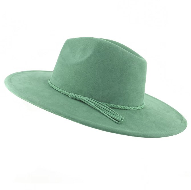 Blank Flat Wide Brim Hats - Wholesale Pricing
