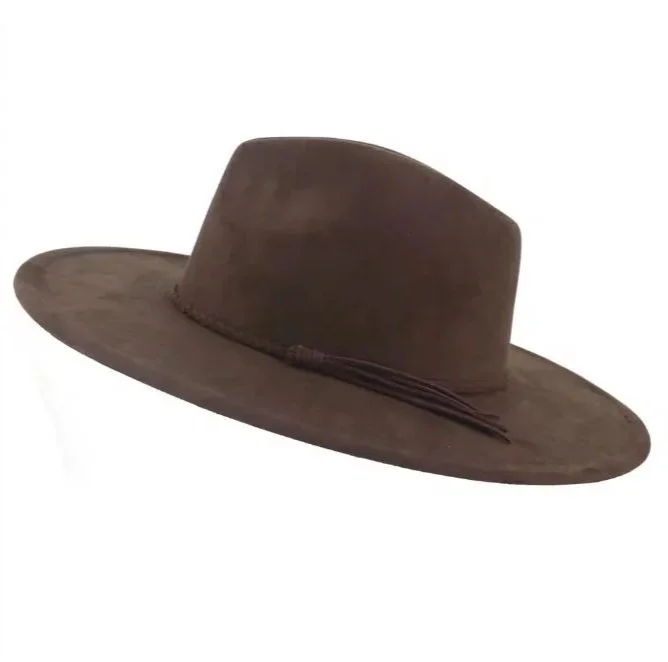 Blank Flat Wide Brim Hats - Wholesale Pricing