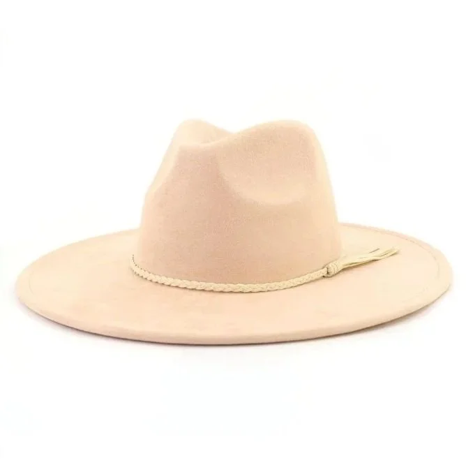 Blank Flat Wide Brim Hats - Wholesale Pricing