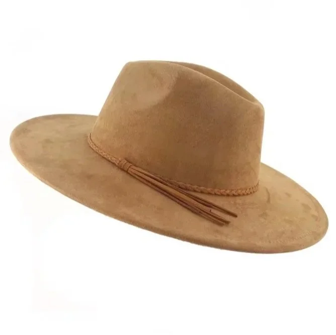 Blank Flat Wide Brim Hats - Wholesale Pricing