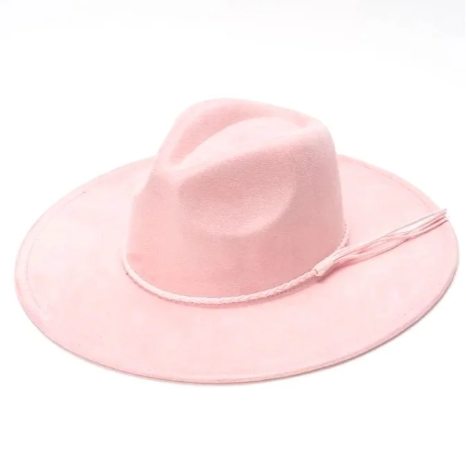 Blank Flat Wide Brim Hats - Wholesale Pricing