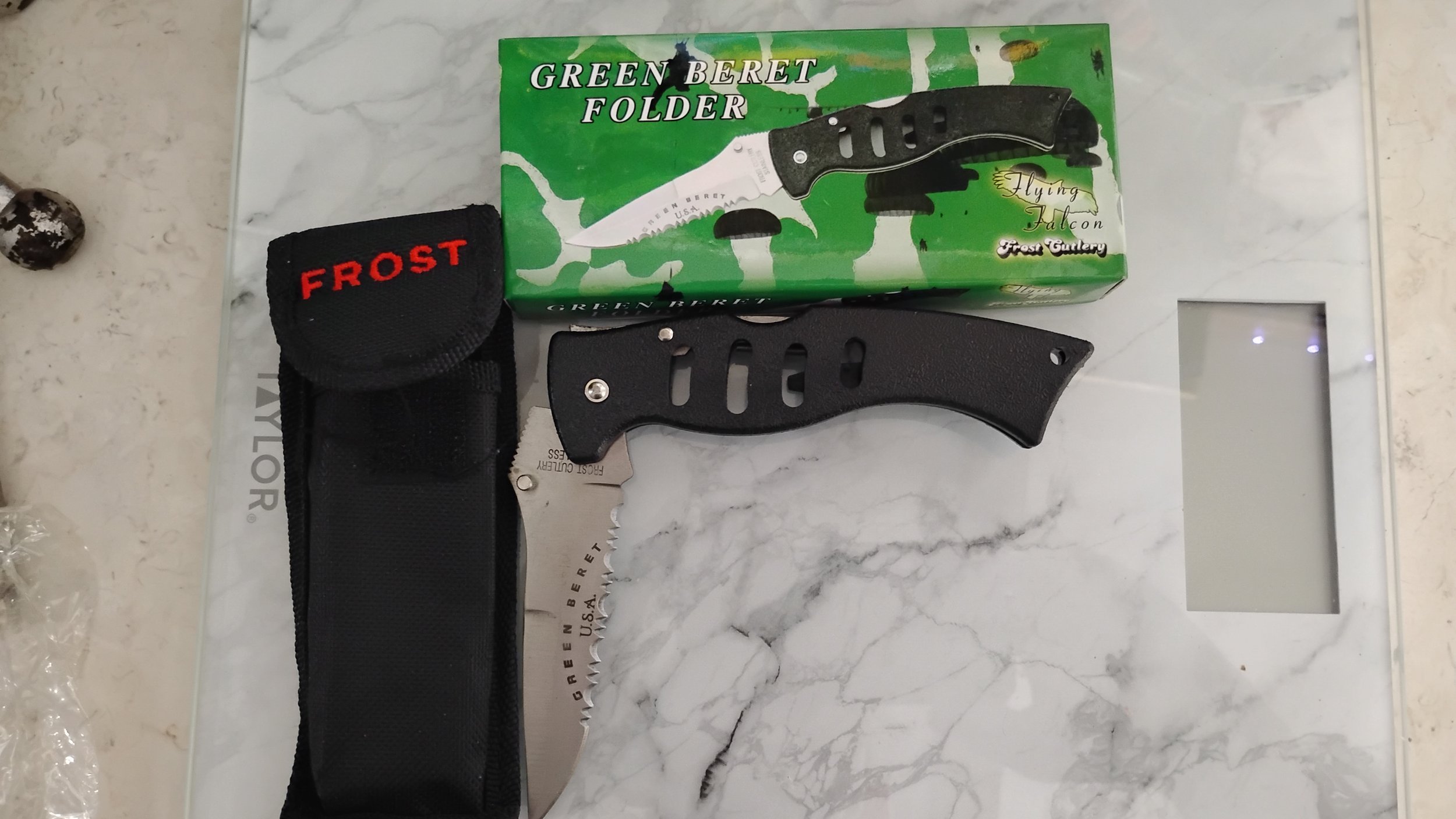 green beret folder knife