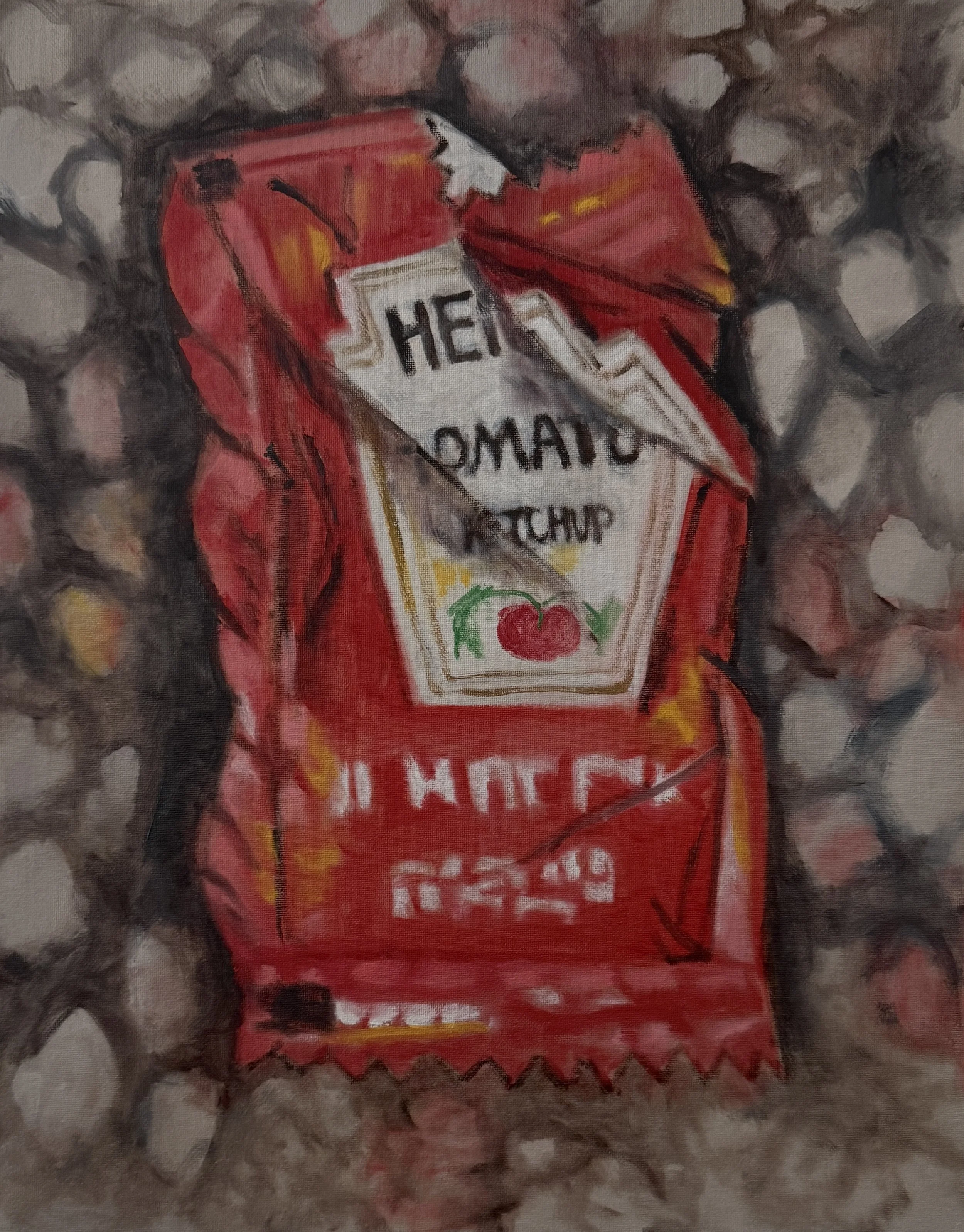 It’s gonna Ketchup to you
Oil on canvas
16 × 20"
$500