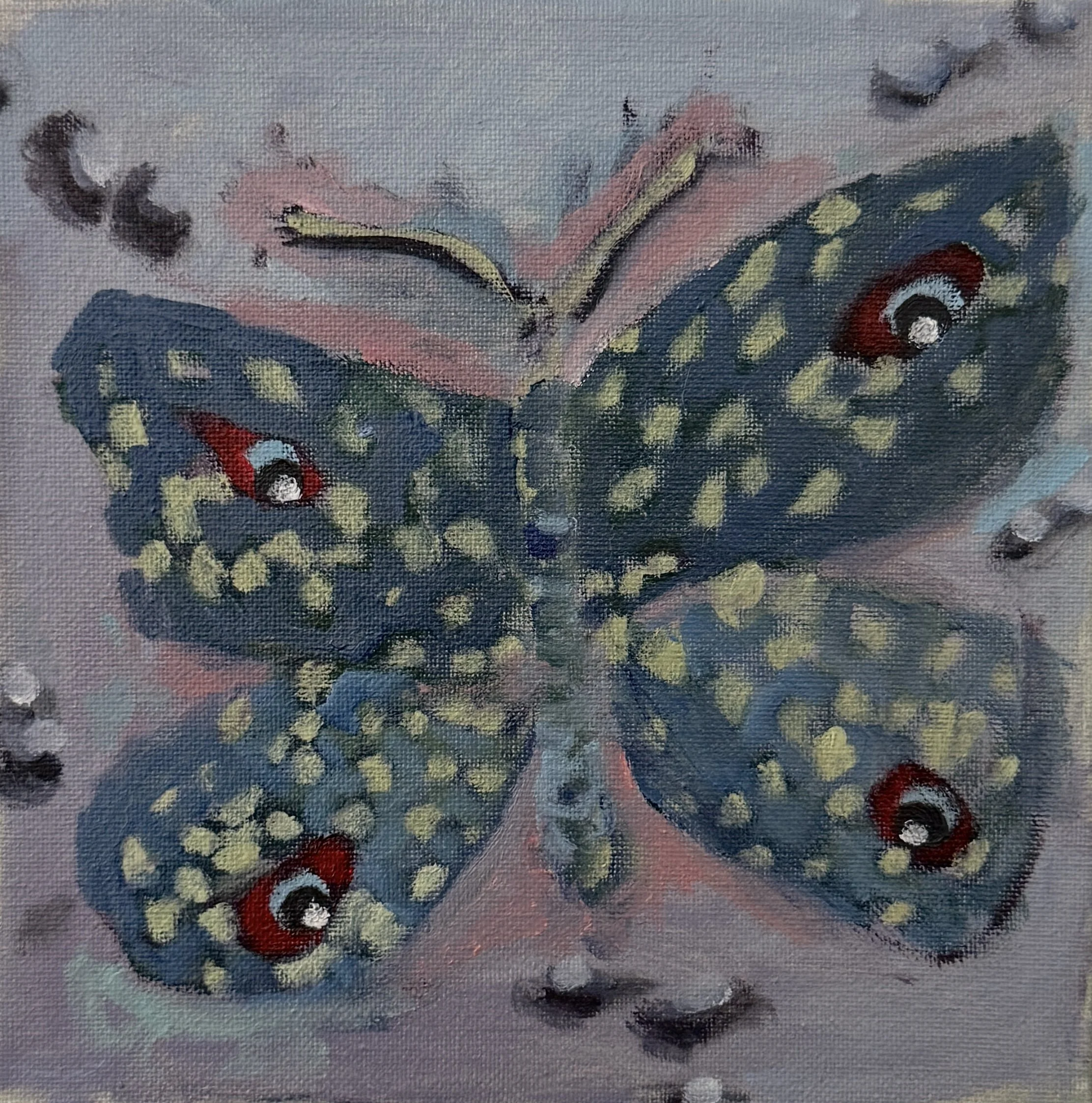 Moth 5
Oil on canvas
8 × 8"
$300