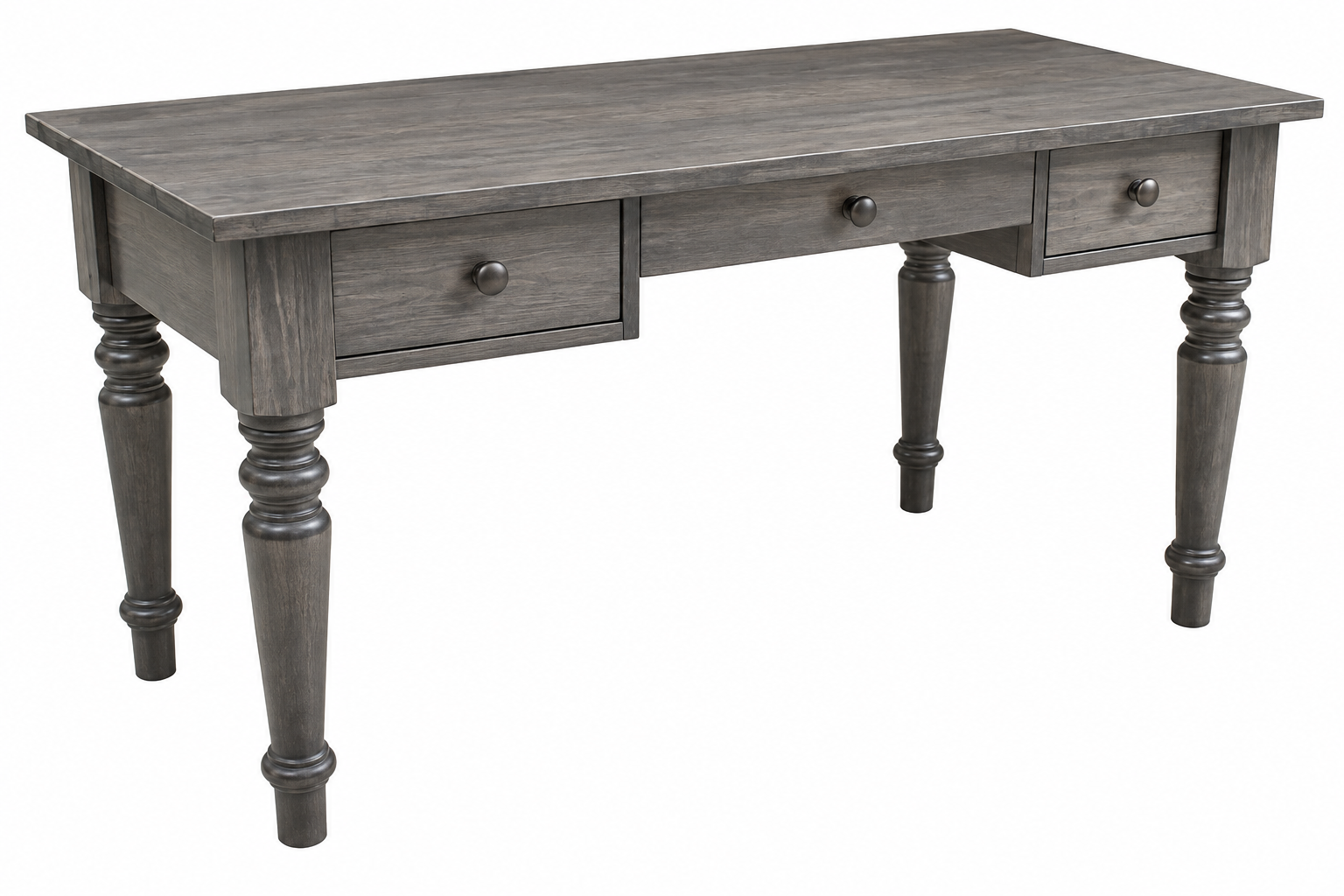 Desk with small pencil drawers