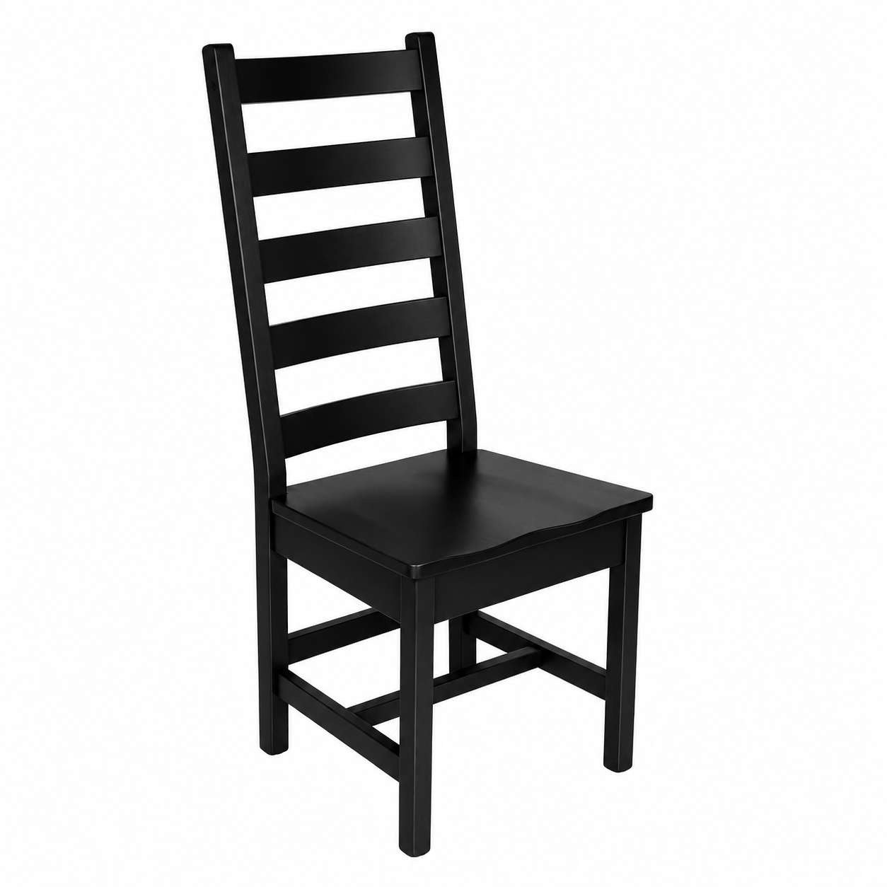 Shaker ladder back solid maple chair