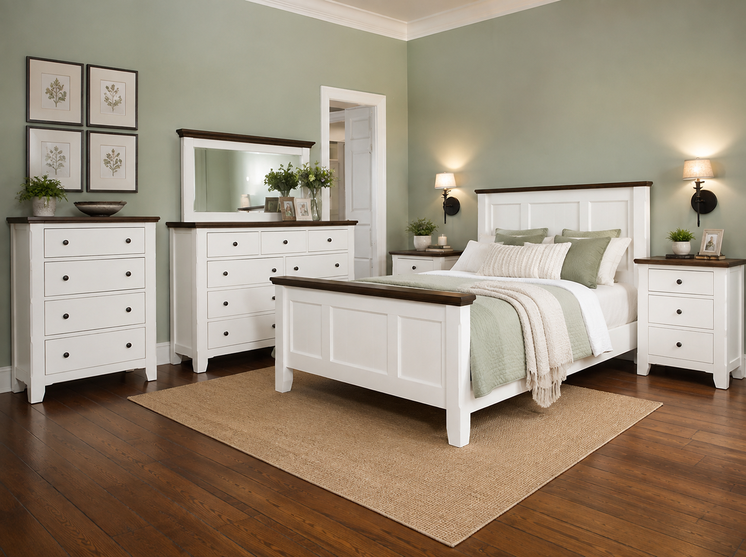 Solid shaker bed