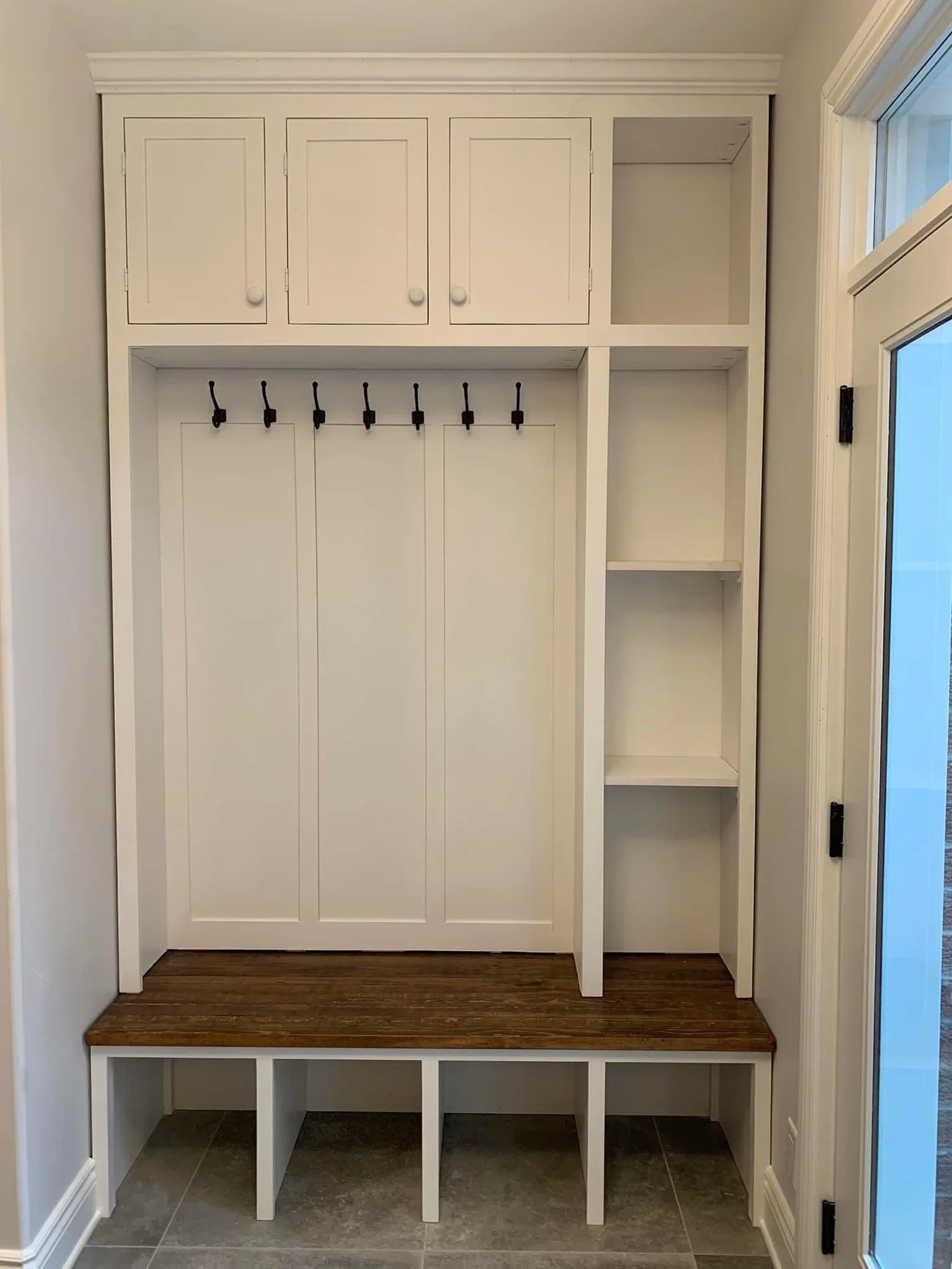 Custom hall tree