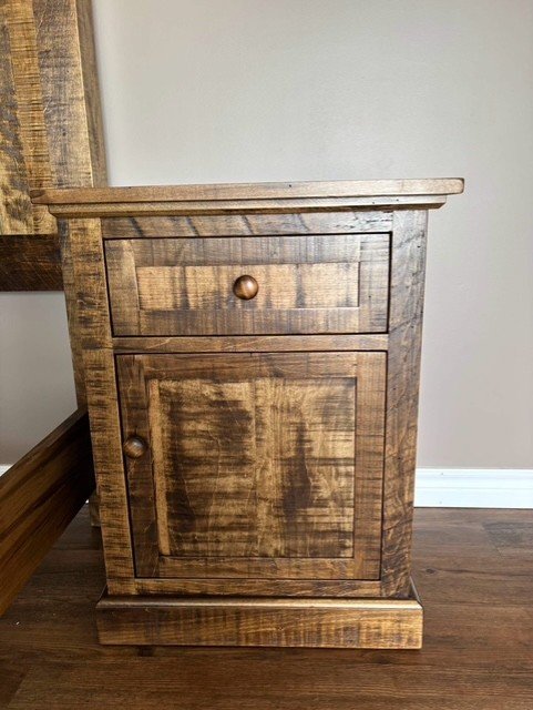 Solid Rustic Maple night stand