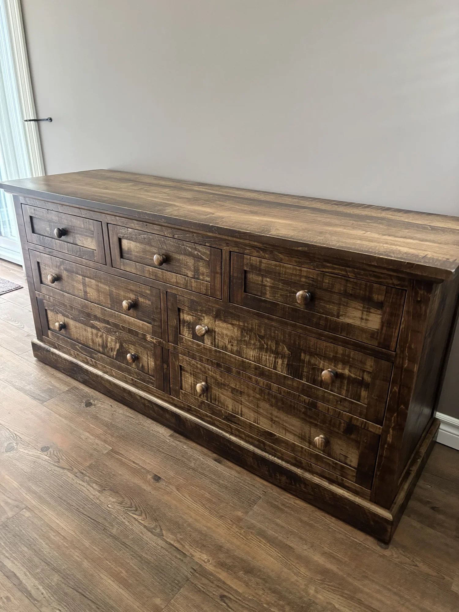 Solid Rustic Maple dresser