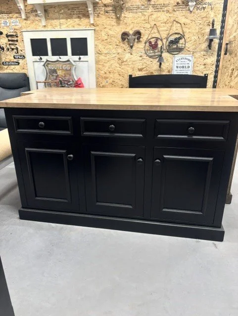 3 door, 3 drawer maple buffet