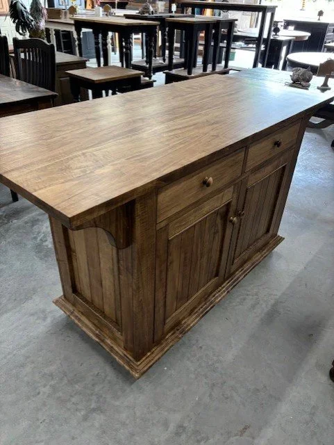 New Sleek Collection solid maple kitchen island