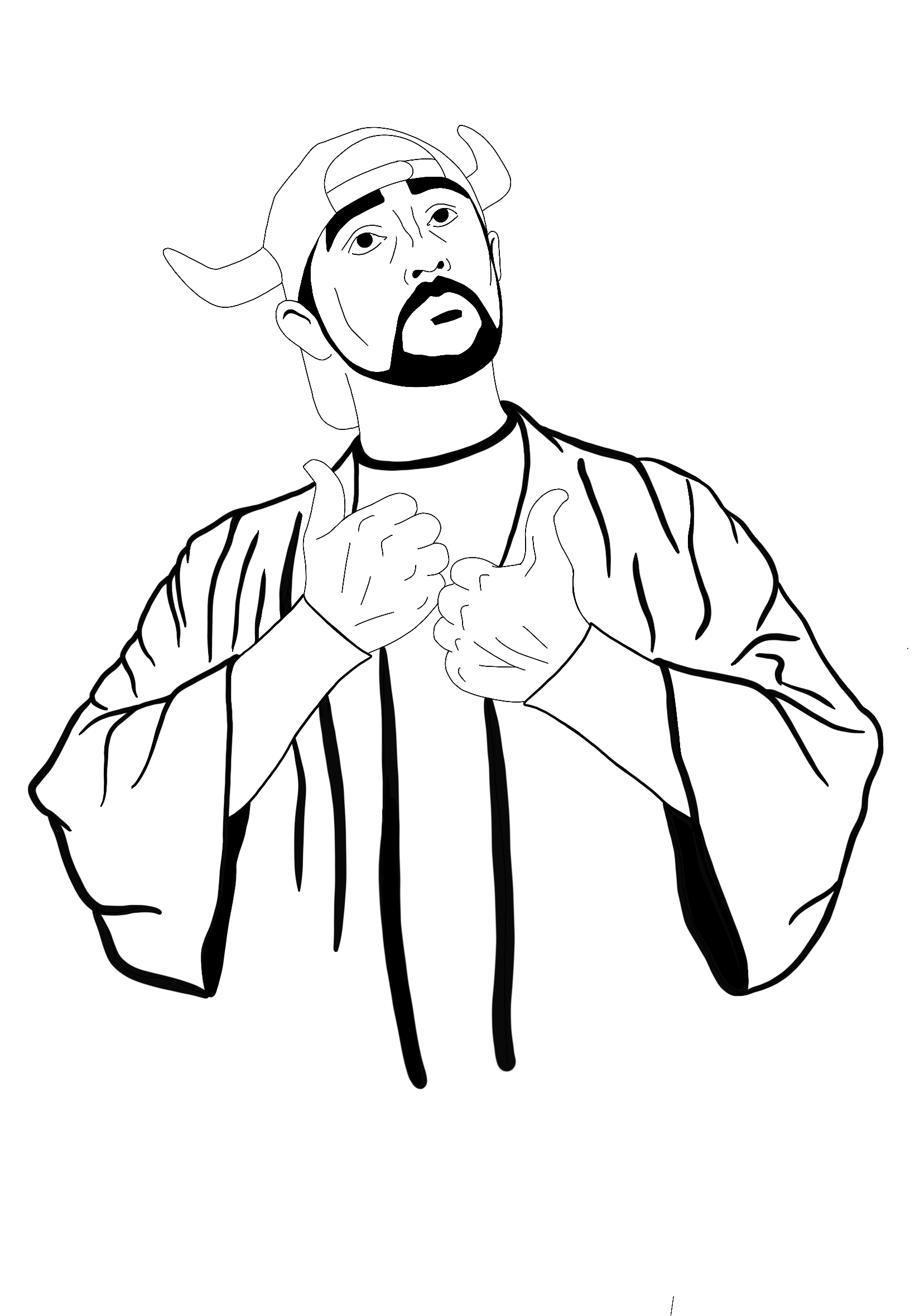 Kevin Smith Fan Art — Hand-Drawn SVG Shirt Design