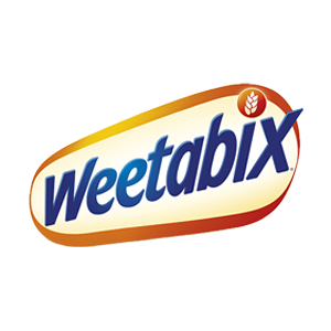 Weetabix logo with a wheat symbol above the brand name