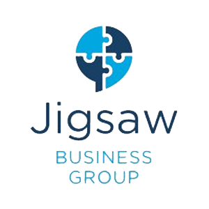 Jigsaw Business Group logo with a puzzle piece design and company name.