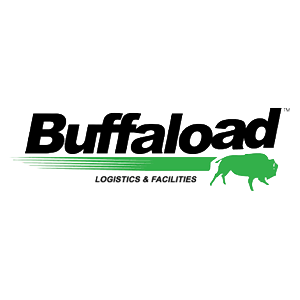 Buffaload Logistics & Facilities logo featuring the company name with a green buffalo graphic.
