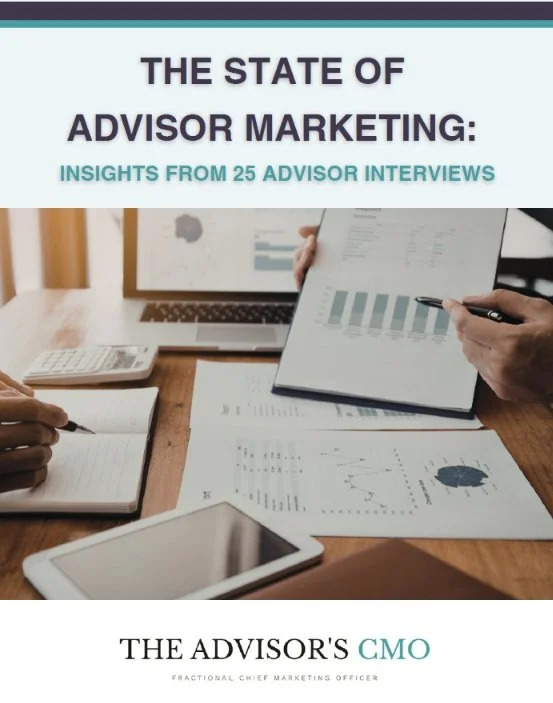 Financial advisor marketing report 2026 ebook cover