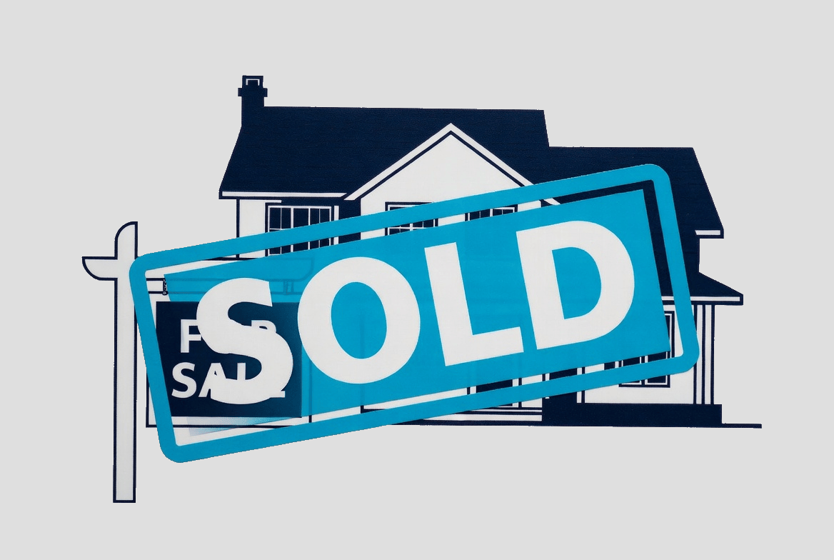 House with For Sale sign marked Sold - Brisk Realty Deals buys houses for cash in Jacksonville