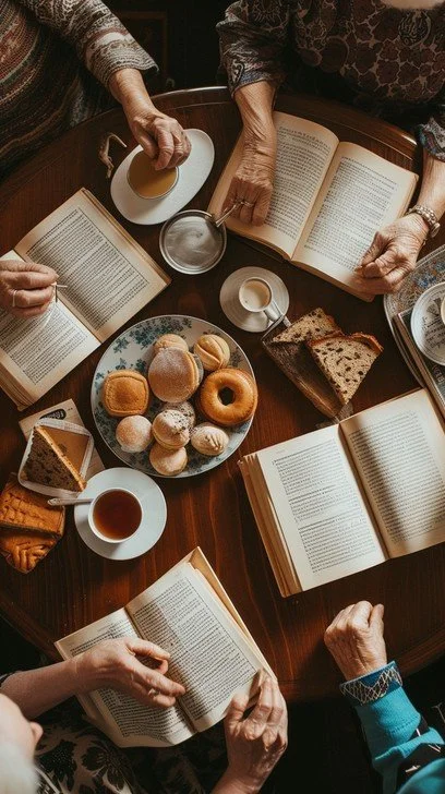 The Night Owl Book Club Meeting