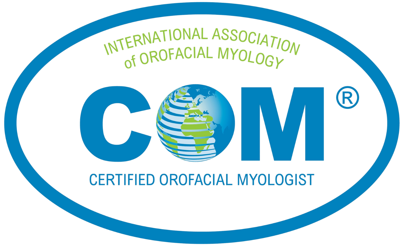 Logo for the International Association of Orofacial Myology, certified orofacial myologist in Bethesda, MD