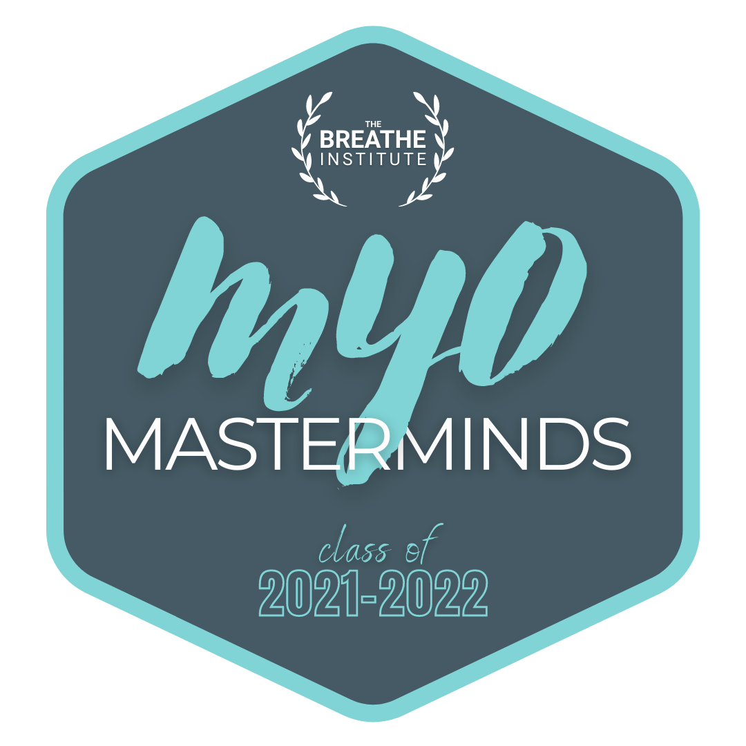 Logo for the MYO Masterminds class, Myo Masterminds trained therapist in Bethesda, MD